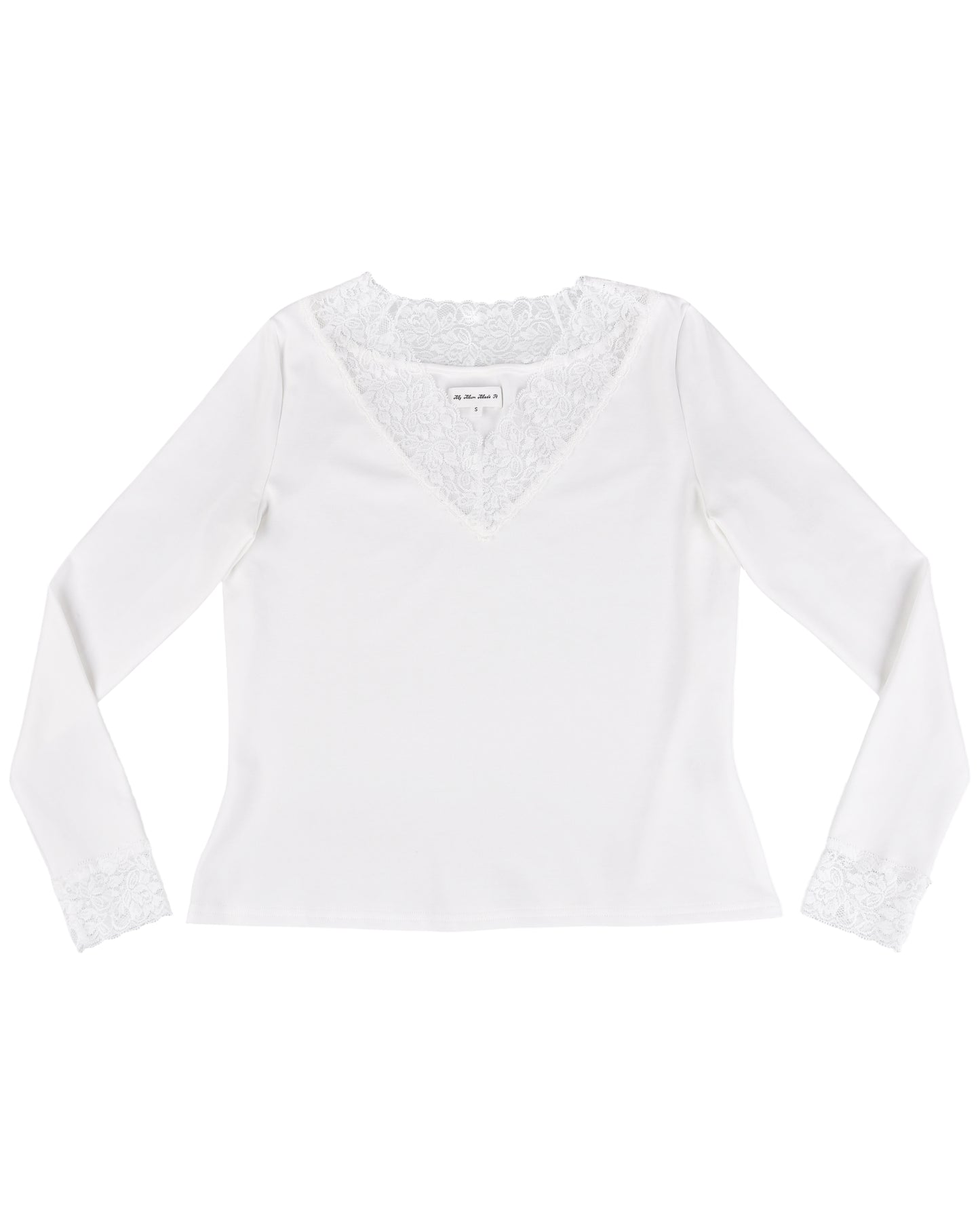 Cherish Lace Top - White
