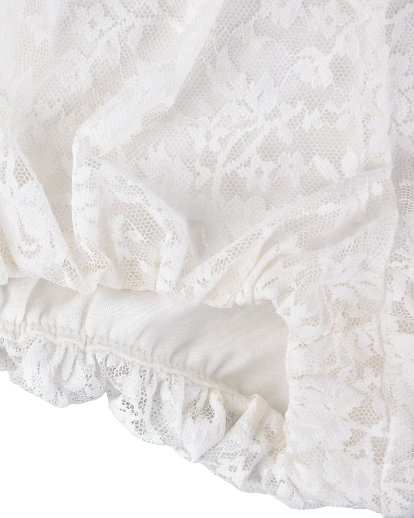 Lace Bloomer - White