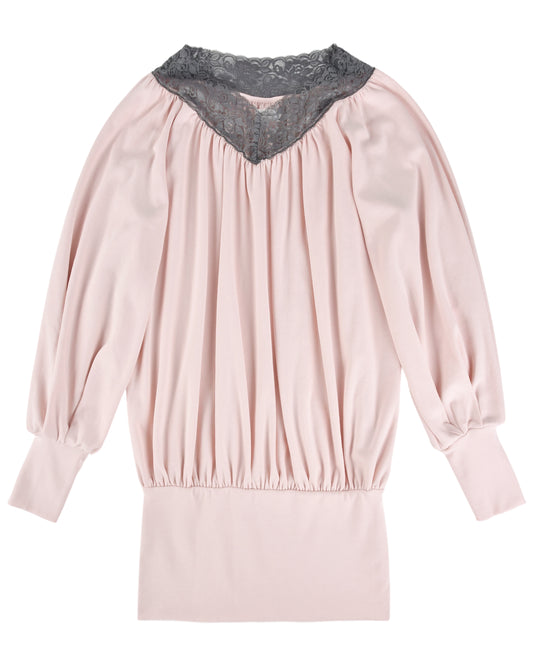Blouson Mini Dress - Pink