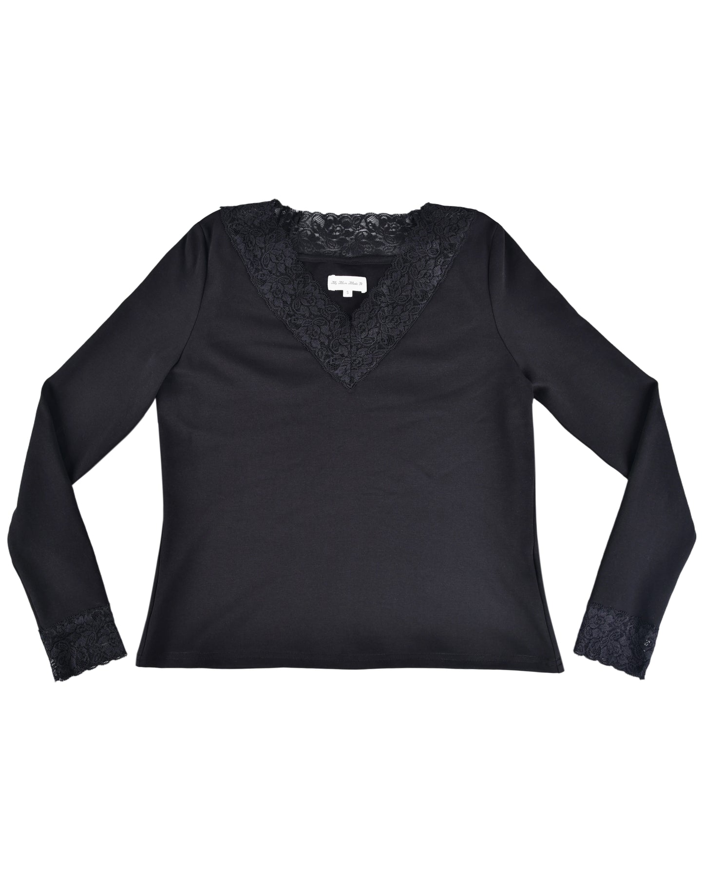 Cherish Lace Top - Black