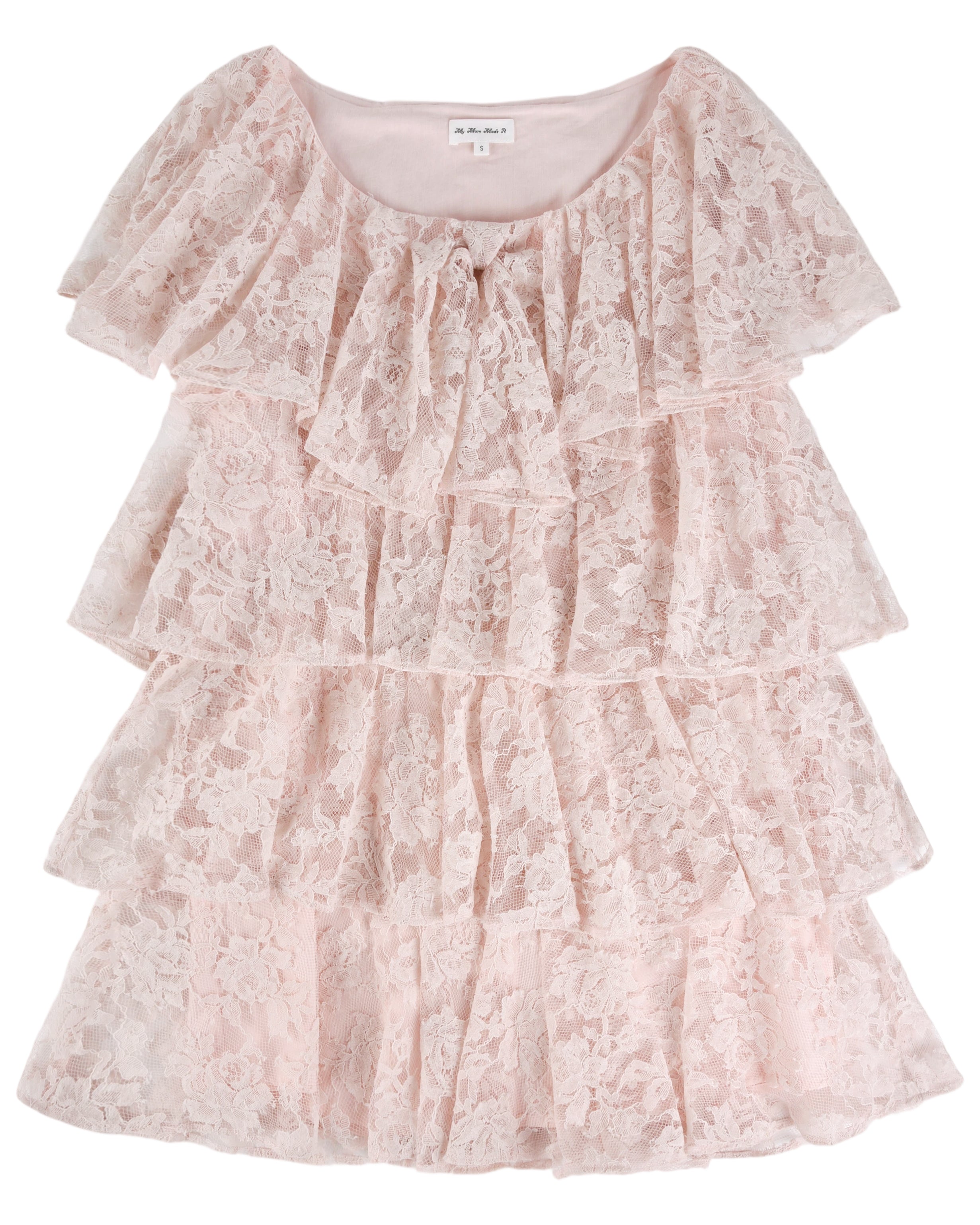 Delilah Bow Dress - Pink