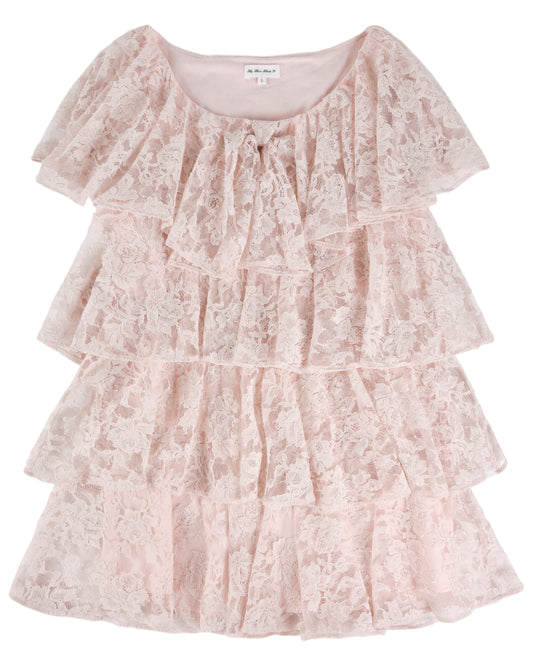 Delilah Bow Dress - Pink