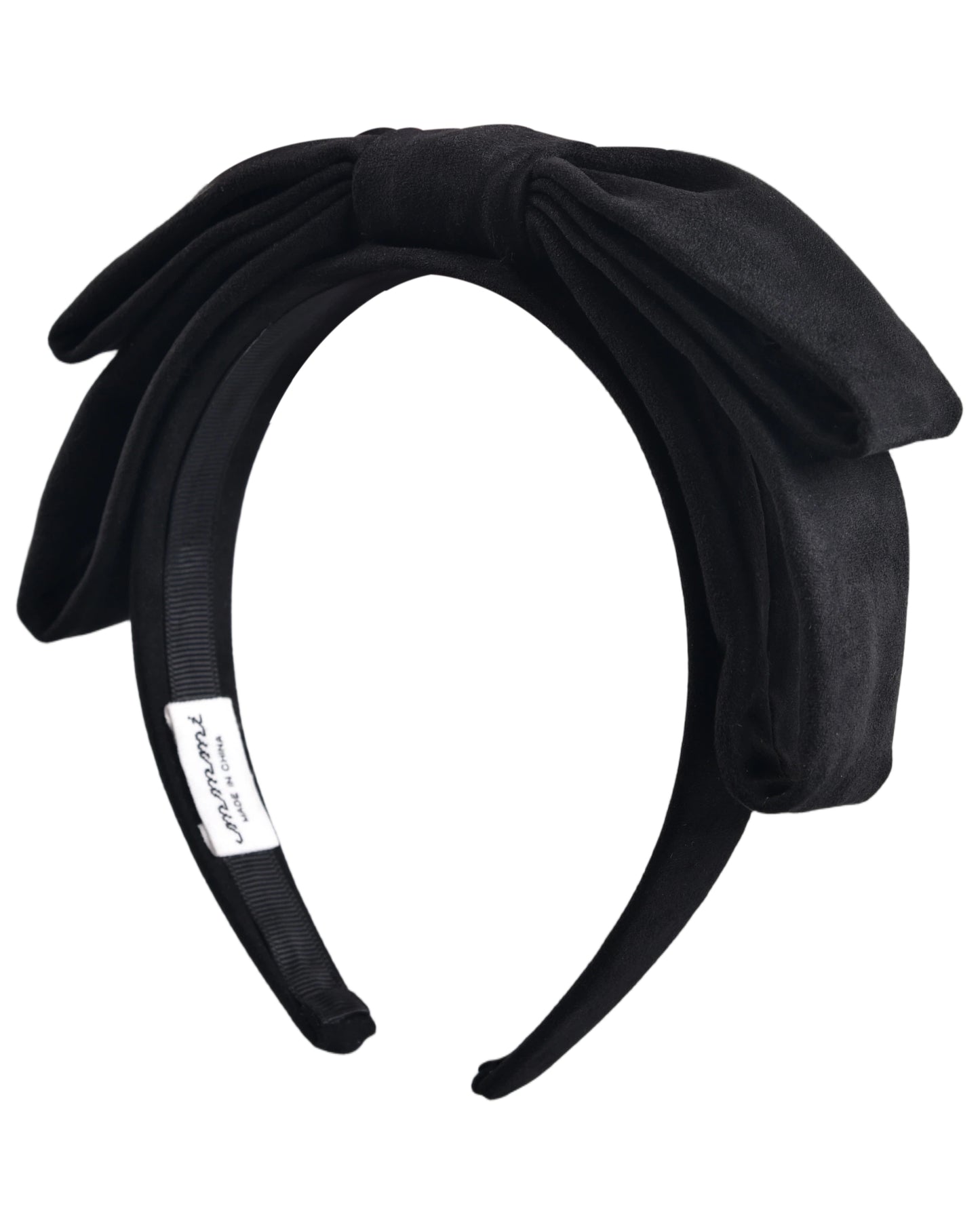 Big Bow Headband - Black