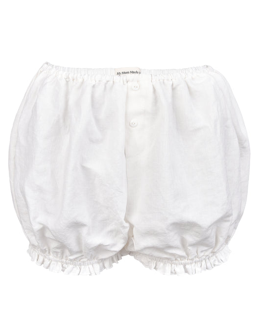 Bloomer Shorts - White