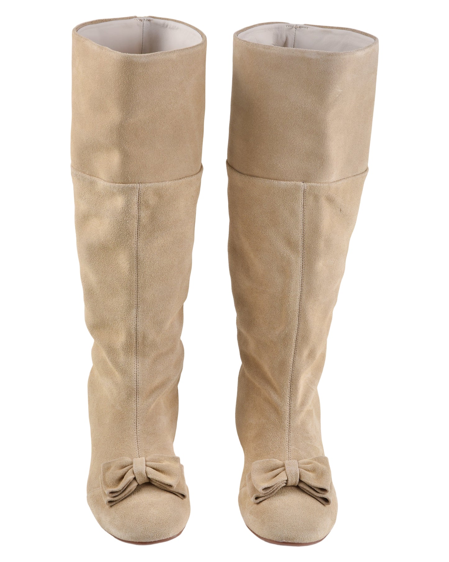 Odette Riding Pocket Boot - Suede Fawn
