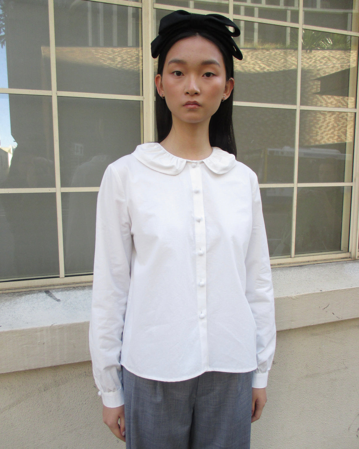 Esme Long Sleeve Blouse - White