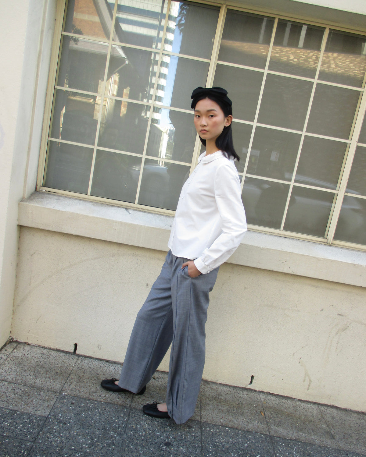 Esme Long Sleeve Blouse - White