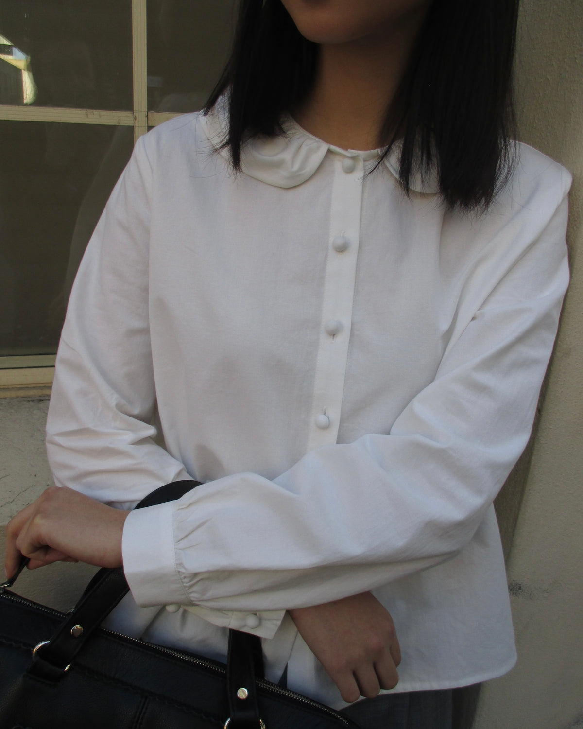 Esme Long Sleeve Blouse - White