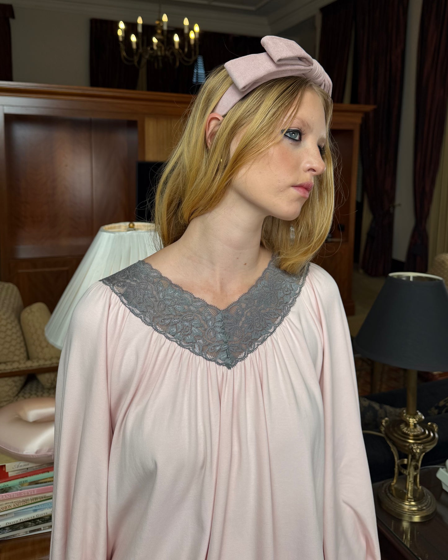 Blouson Mini Dress - Pink