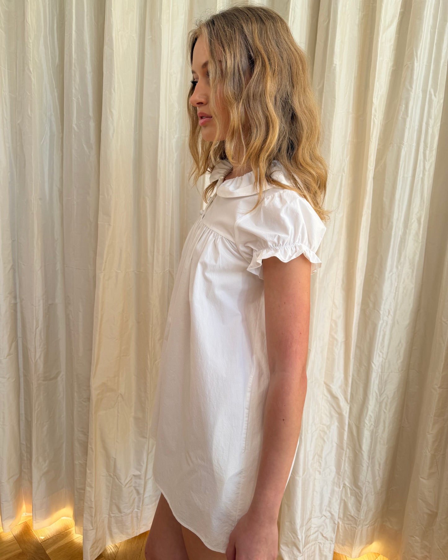 Esme Shift Dress - White