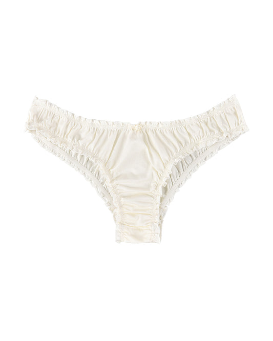 Soft Gather Brief - White