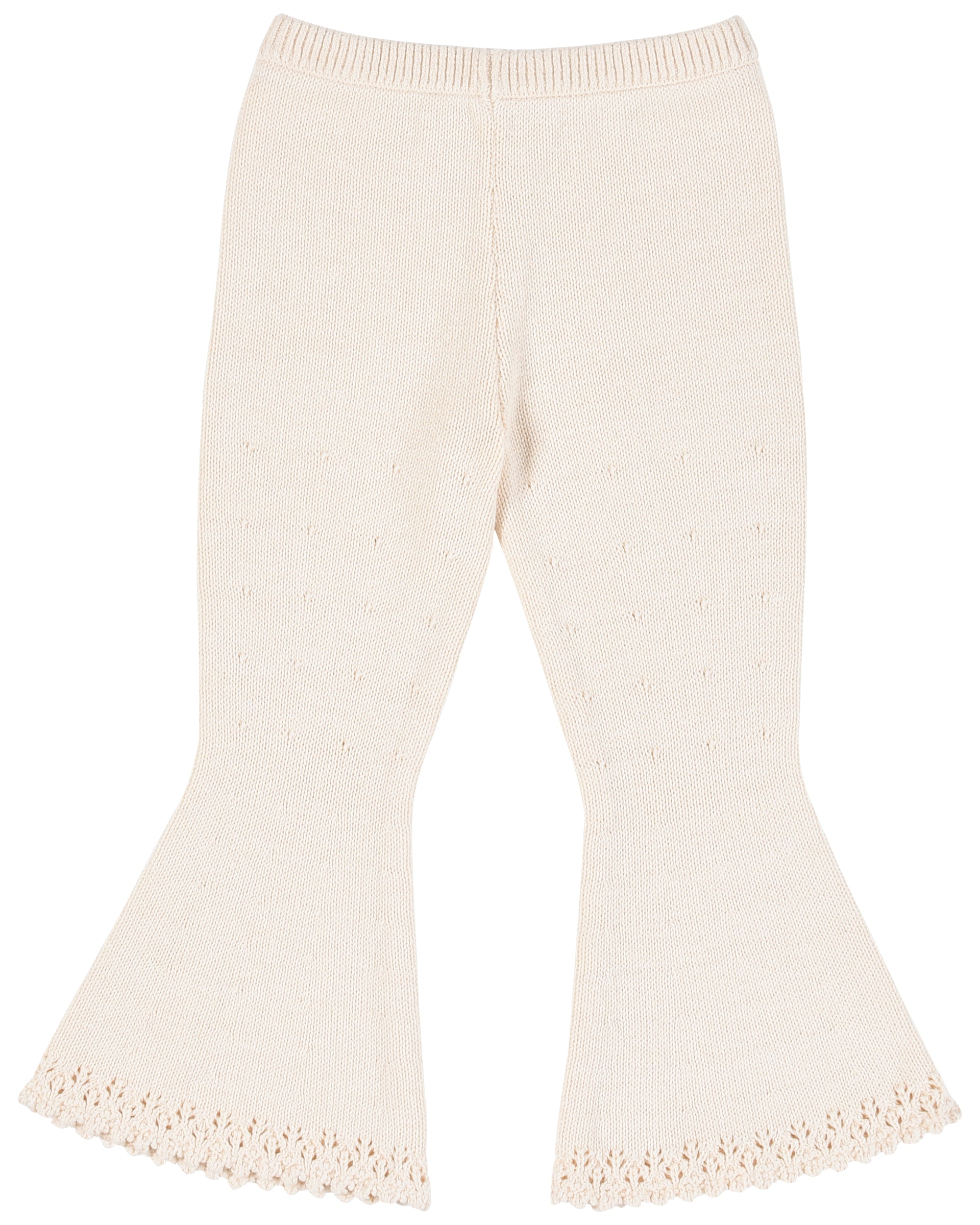 Mini Lace Knit Pant Porcelain