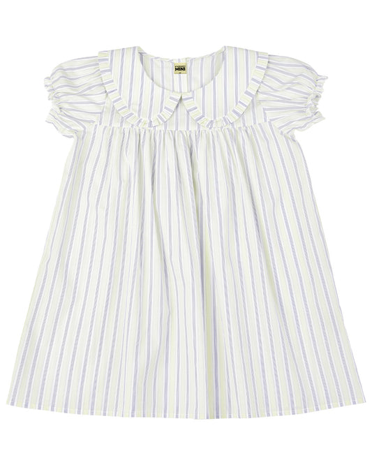 My Mum Made It - Babydoll Dress - Pacific Stripe (Mini)