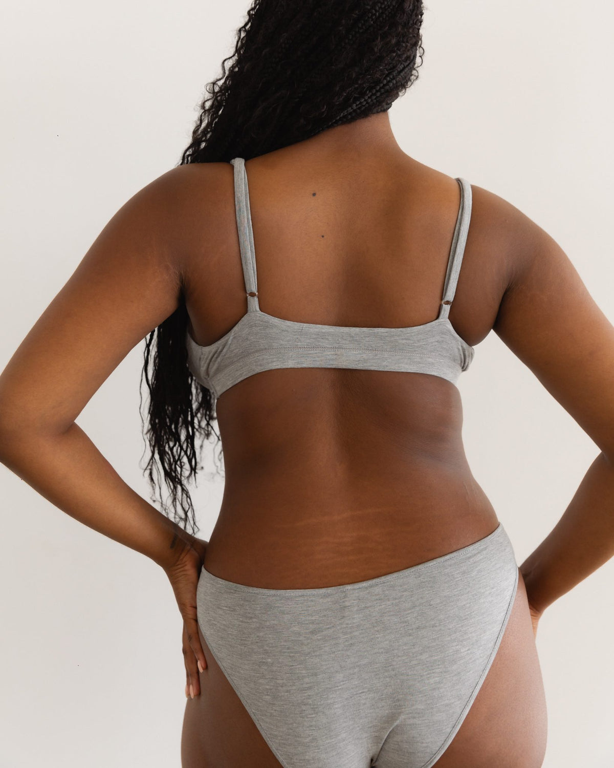 Bamboo Full Briefs - Grey