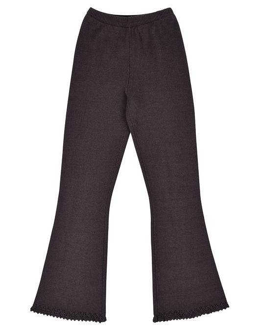 Lace Knit Pant - Earth