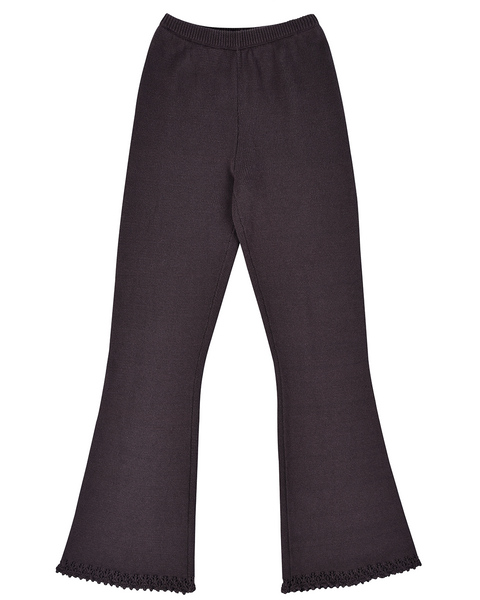 Pants: Lace Knit Pant - Earth - My mum made it – MY MUM MADE IT