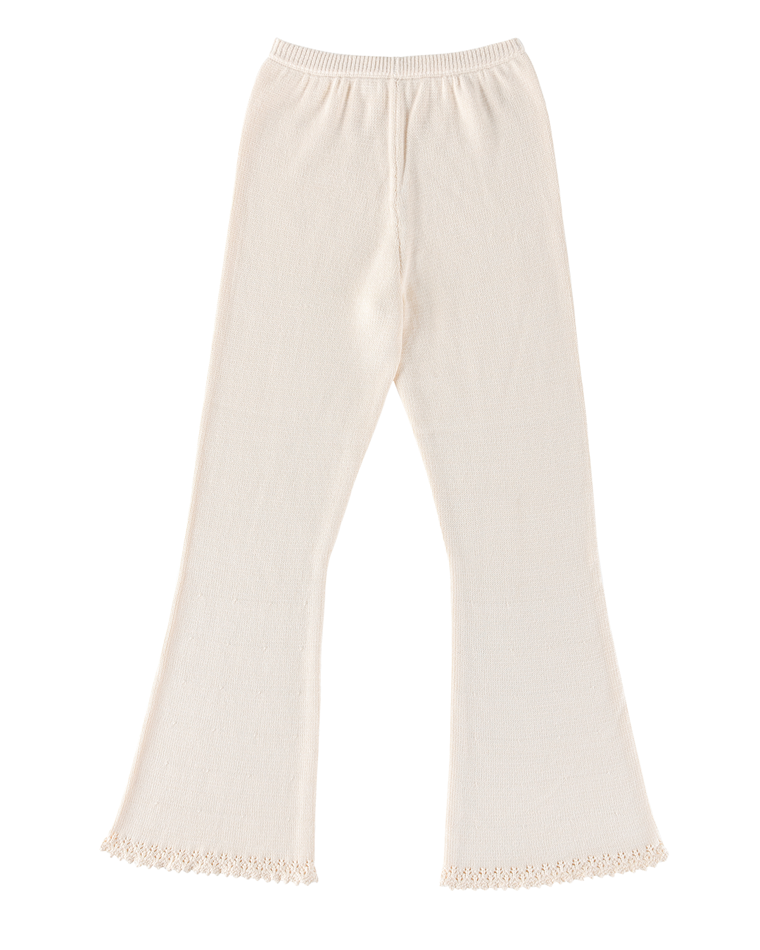 Lace Knit Pant - Porcelain