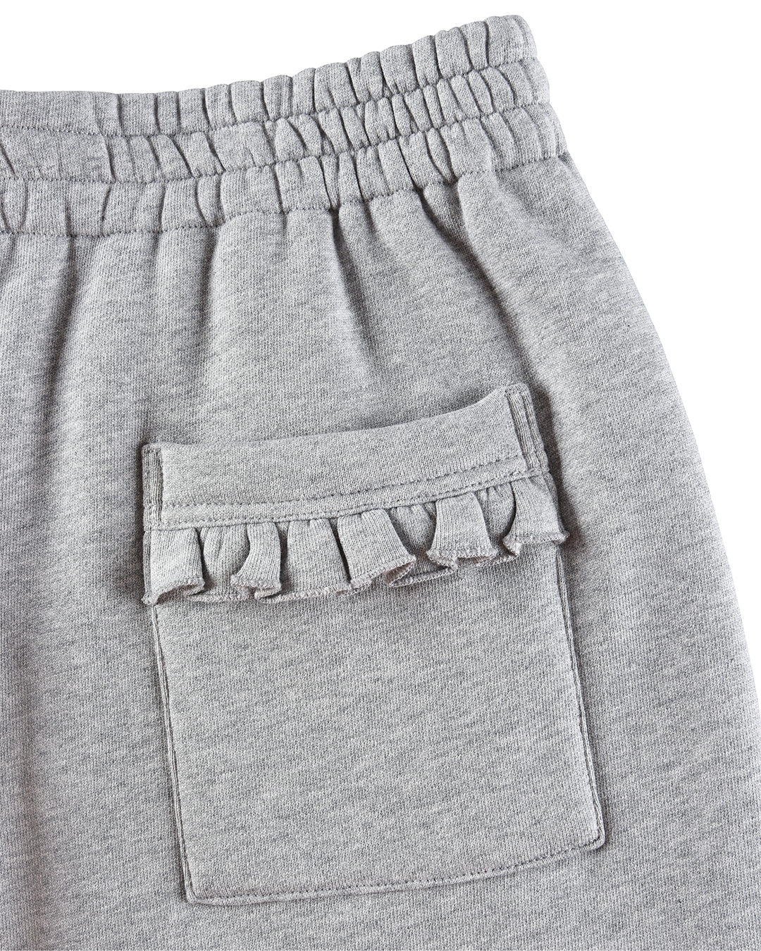 Frill Fleece Lounge Pants - Grey