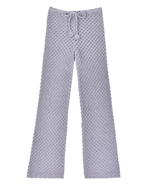 Pants: Daisychain Knit Pants - Wisteria - My mum made it – MY MUM