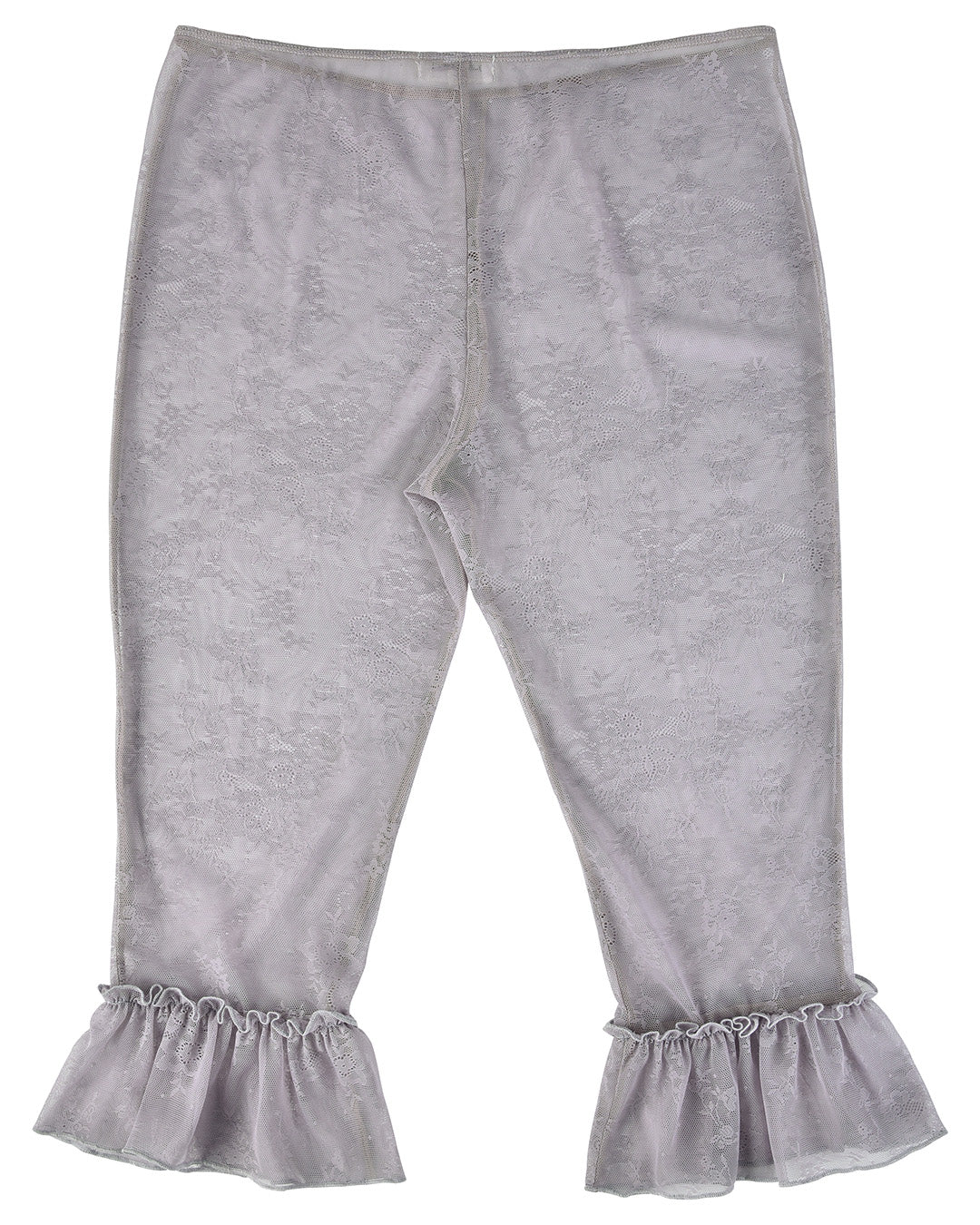 Pants: Ruffle Capri Pants - Wisteria - My mum made it – MY MUM MADE IT
