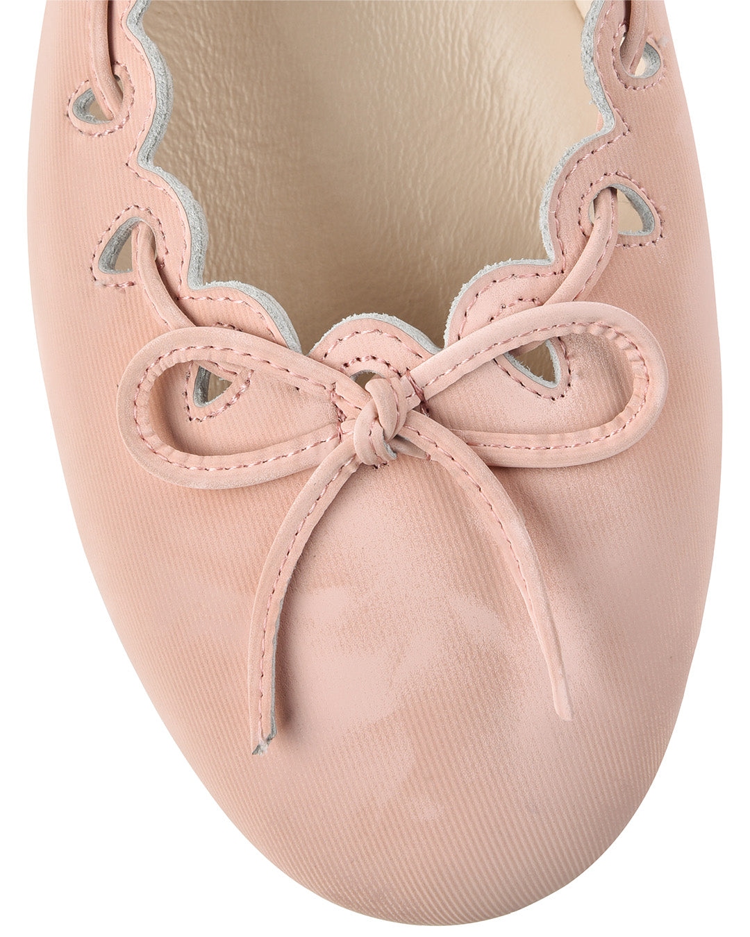Shoes: Ribbon Stitch Ballet Flats - Rose Veil - My mum made it