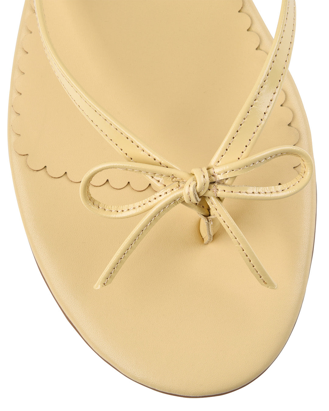 Ribbon Stitch Flip Flops - Daffodil