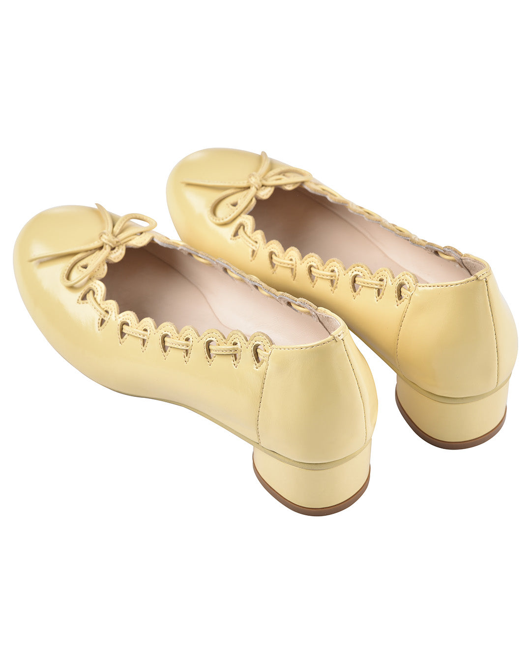 Shoes: Ribbon Stitch Ballet Pumps - Daffodil - My mum made it – MY