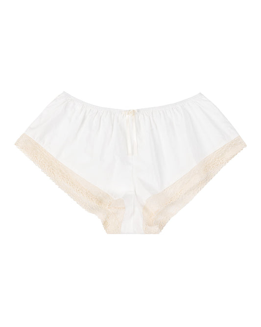 Lucienne Cotton Shorts - White