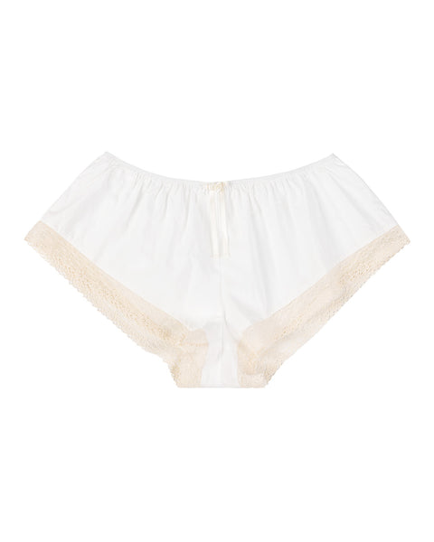 Shorts: Lucienne Cotton Shorts - White - My mum made it – MY MUM