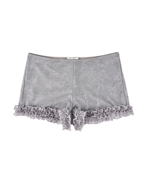 Shorts: Ruffled Micro Shorts - Wisteria - My mum made it – MY MUM