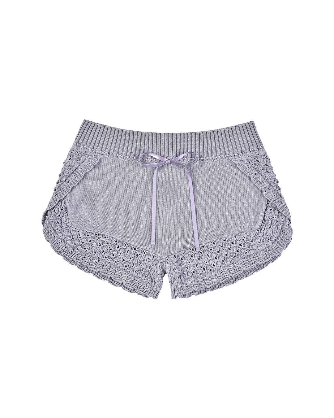 Laceweave Dolphin Shorts - Wisteria