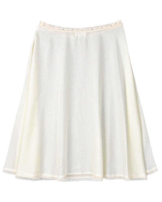 Sheer Slip Skirt - Vintage White