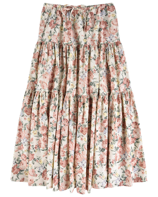 Layered Maxi Skirt - Secret Garden
