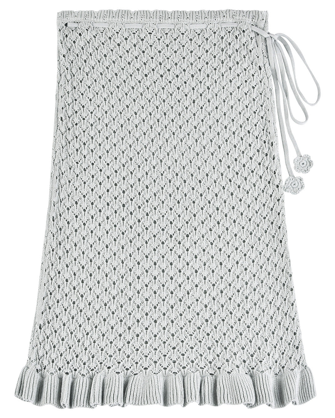 Laceweave Midi Skirt - Mint