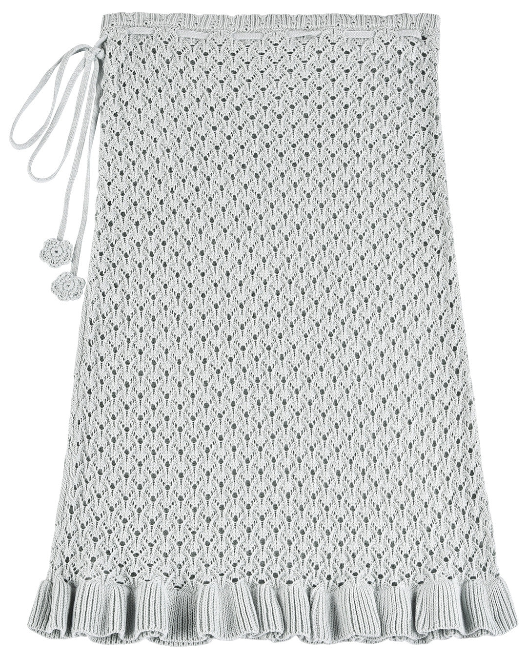 Laceweave Midi Skirt - Mint