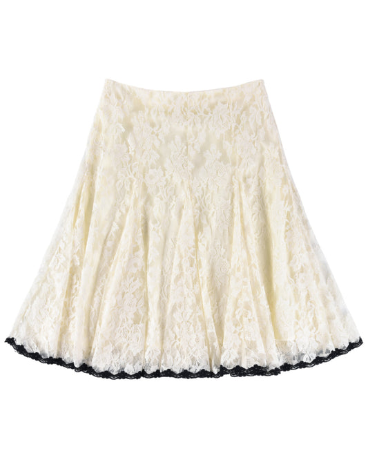 Delilah Skirt - White Lace