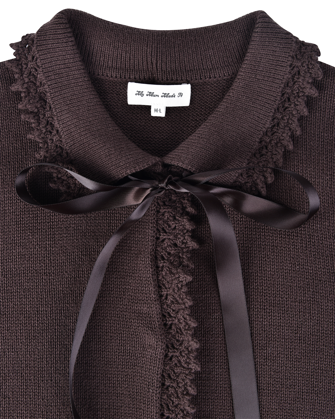 Lace Knit Cardigan - Earth