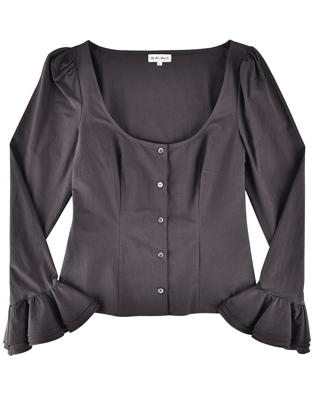 Bellcuff Blouse - Shadow