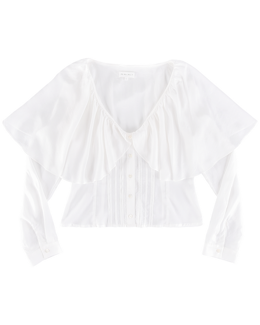 Capelet Shirt - White