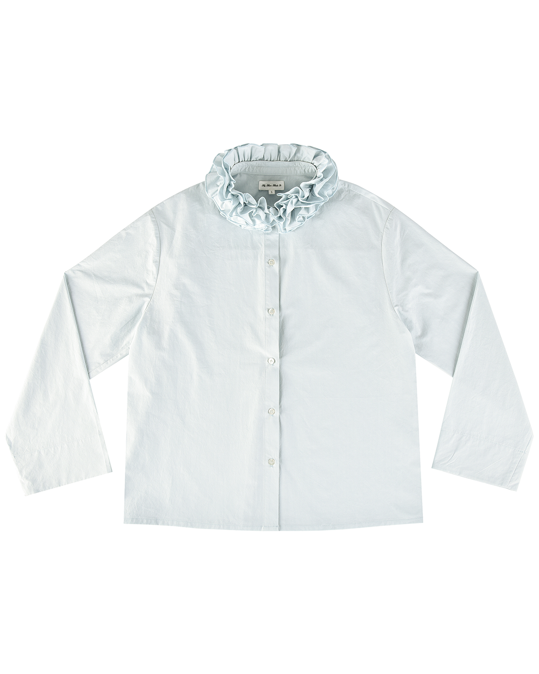 Tops: Cotton Ruffle Blouse - Bluewishes - My mum made it