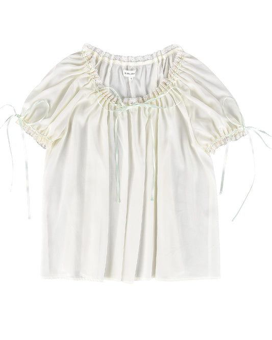Aurelie Blouse - Vintage White