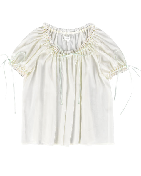 Tops: Aurelie Blouse - Vintage White - My mum made it – MY MUM MADE IT