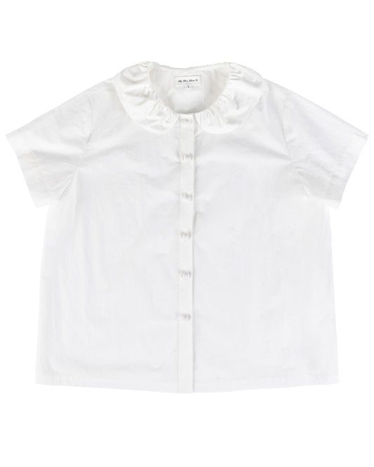 Esme Button Shirt - White