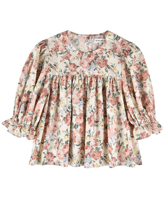 Babydoll Blouse - Secret Garden