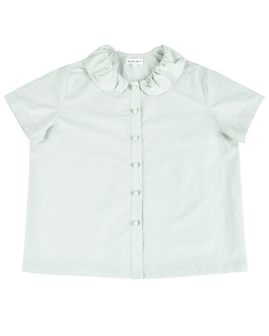 Esme Button Shirt - Mint