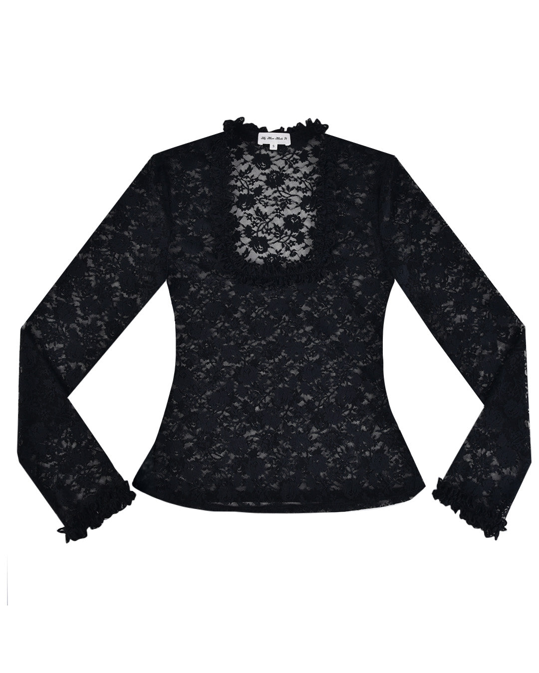 Lace Poem Top - Black