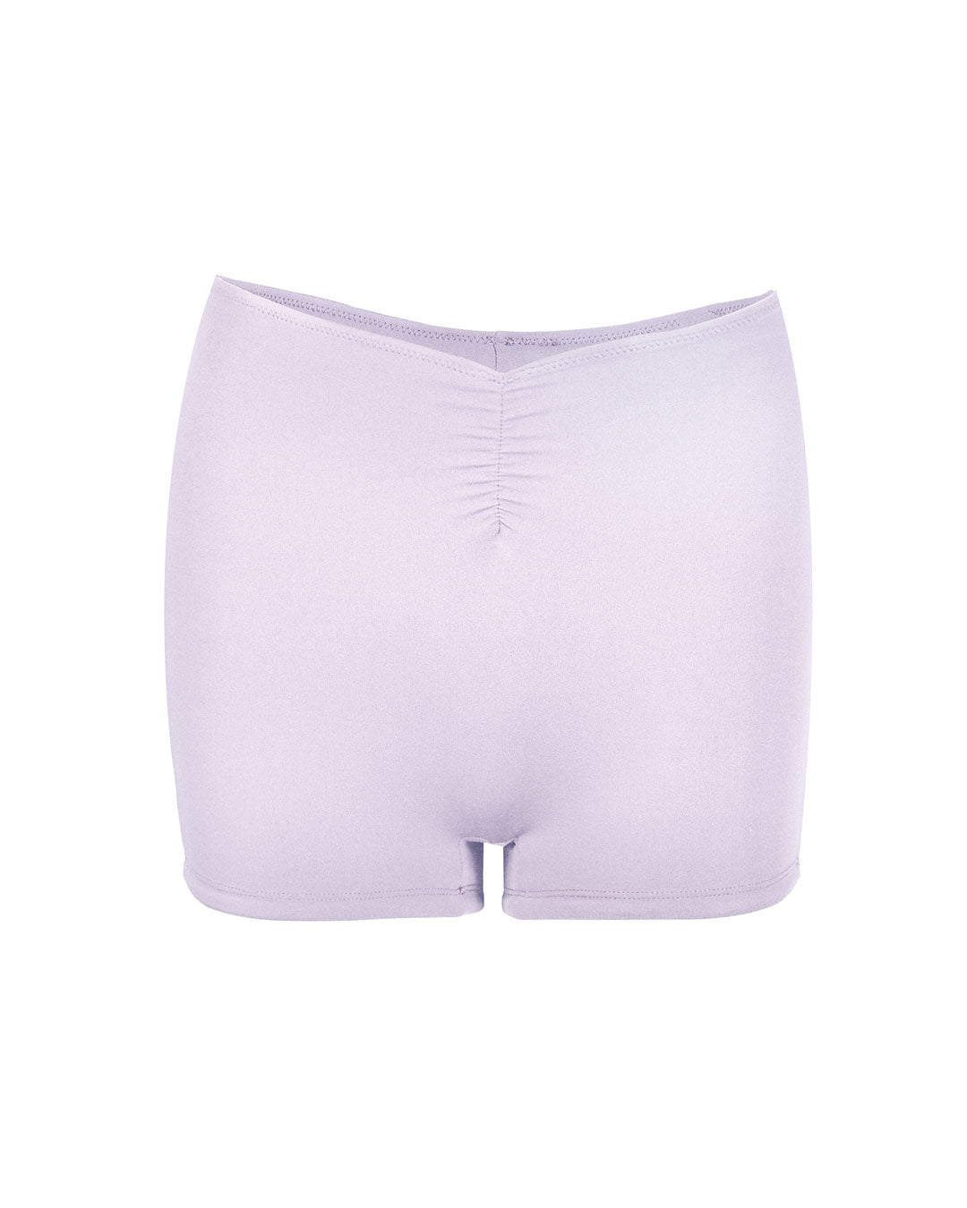 Gather Stretch Shorts - Soft Lilac
