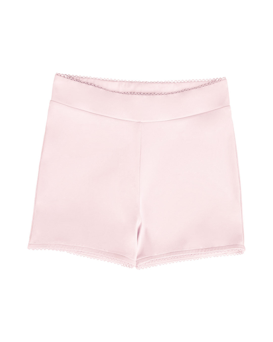 Lace Stretch Shorts - Rose