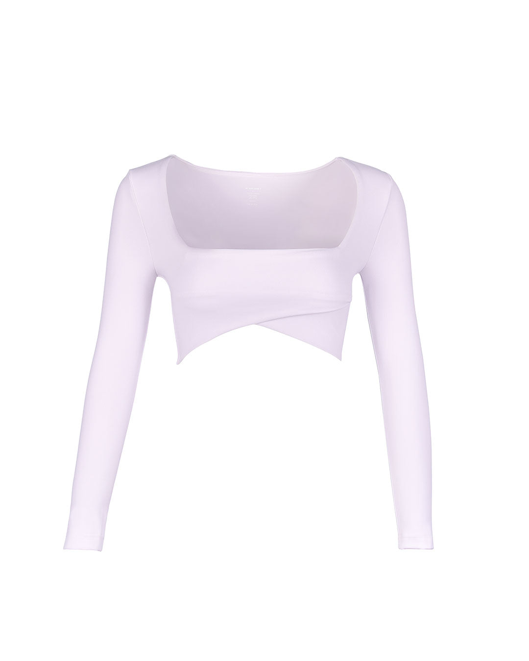 Infinity Long Sleeve Sports Crop - Soft Lilac