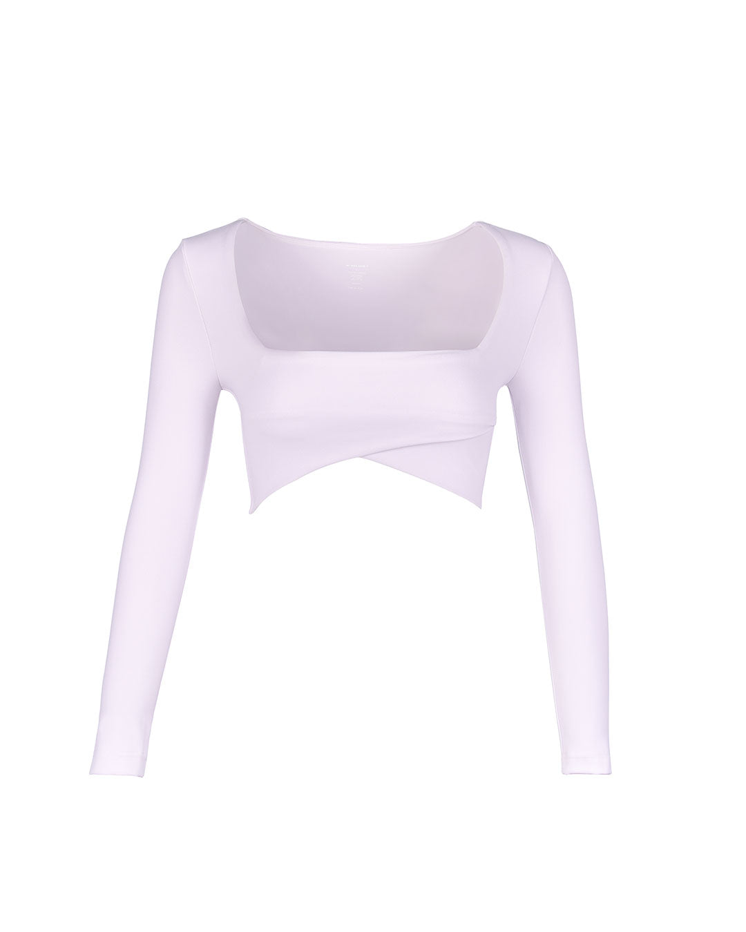 Infinity Long Sleeve Sports Crop - Soft Lilac - MY MUM MADE IT